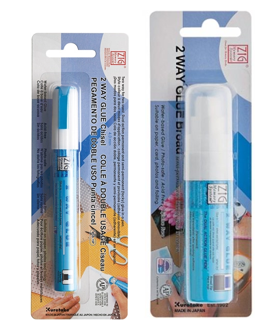  Kuretake ZIG 2 Way Glue Pen - Fine Ballpoint